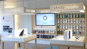Interior of an Xfinity Store.