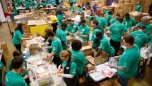 Hundreds of Volunteers Come Together at Cradles to Crayons to Assemble 7,500 Hygiene Packs and other Essential Supplies for Disadvantaged Chicago Children