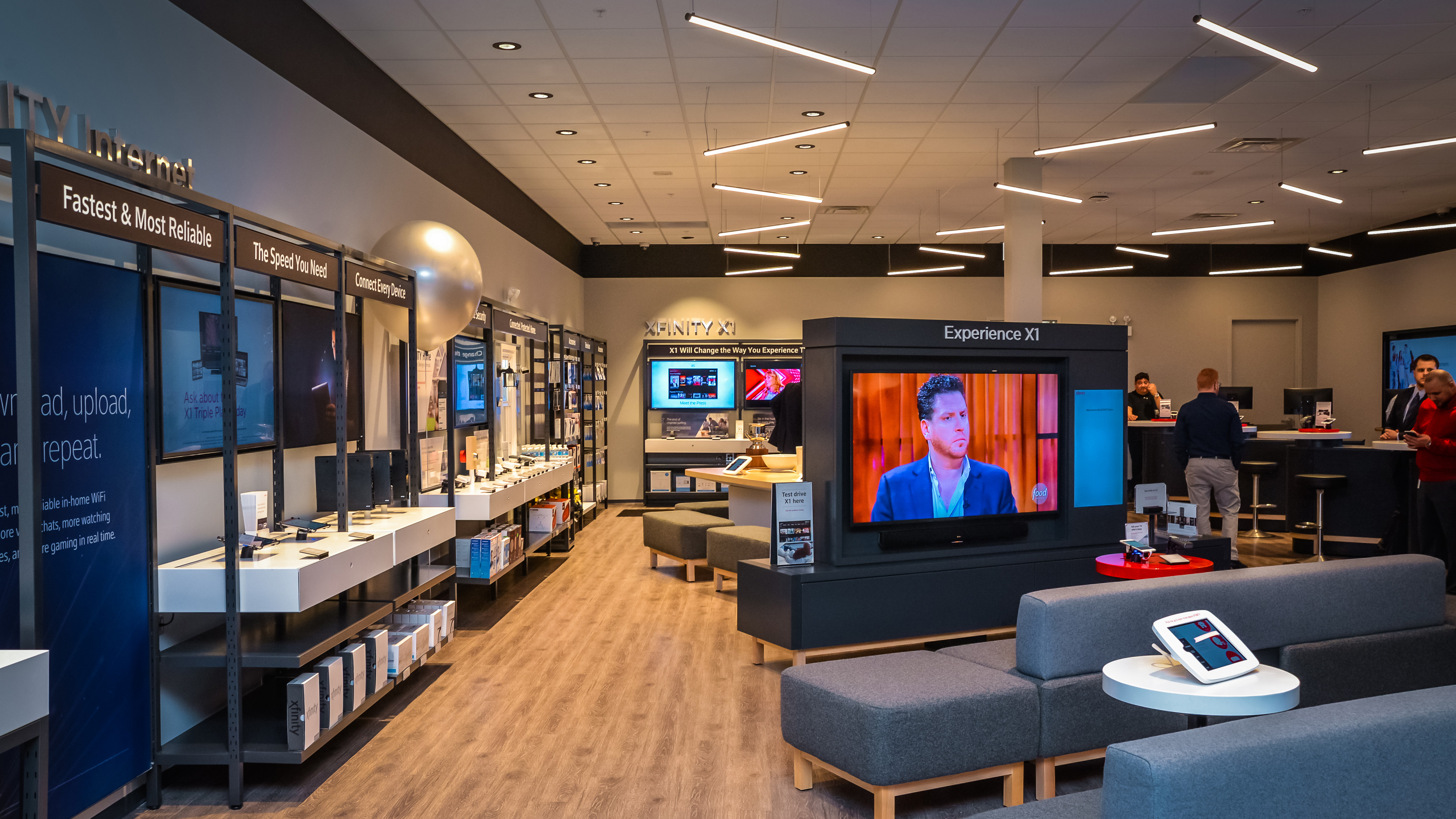 Interior of an Xfinity Store.