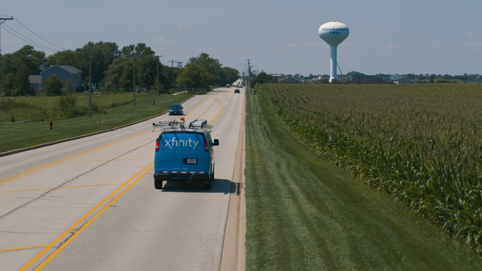 Comcast business, Xfinity, expansion, Manhattan, Illinois,